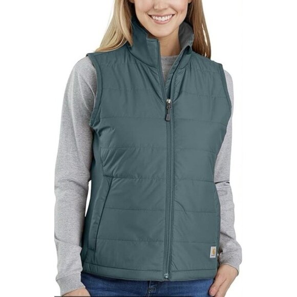 Carhartt Rain Defender Vest Women’s XXL 20 Green Relaxed Fit Rugged FLEX MINT - Picture 1 of 9